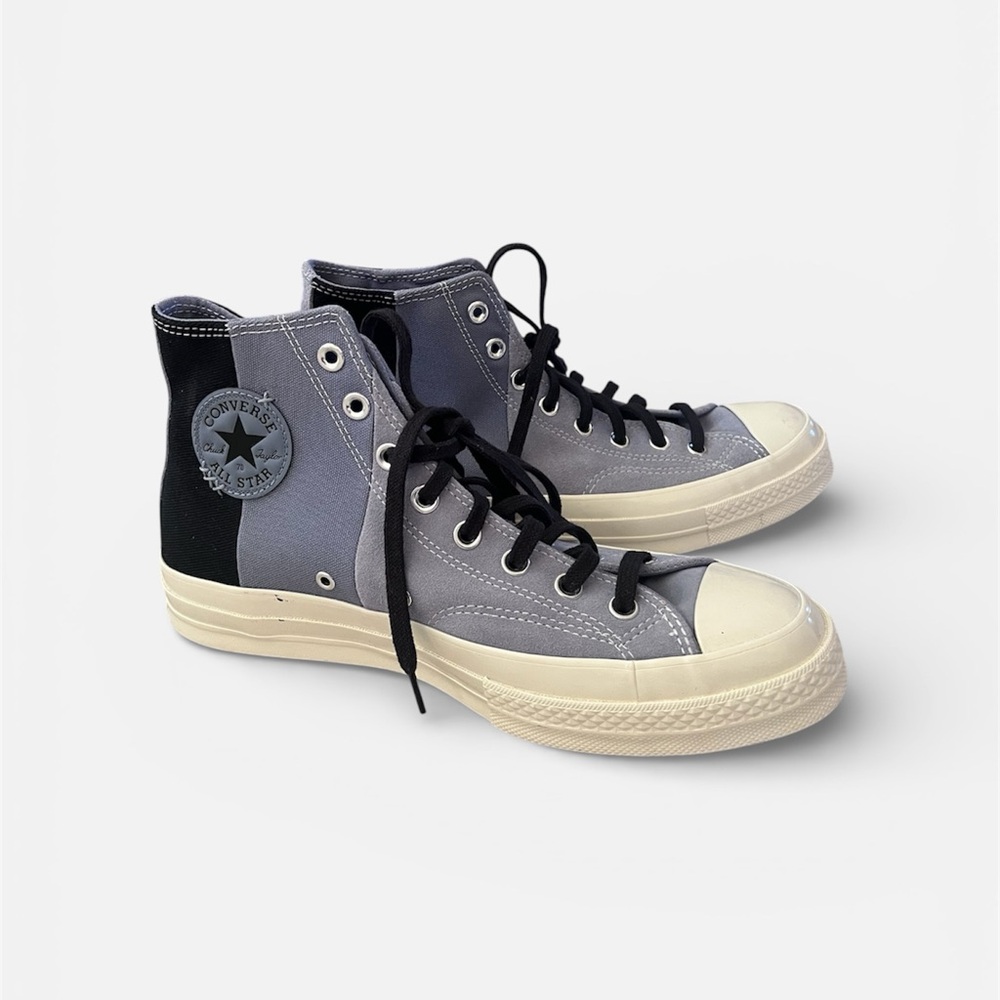 Converse Chuck Taylor All Star High Top Colorblock Gray Black Sneakers Womens 11